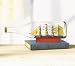 Tall Ship in Bottle with American Flag