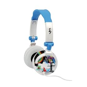 T'nB - Music Trend Pop - Casque st�r�o pour iPod/mp3/mp4/T�l�phone portable - Bleu/Blanc