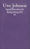 Ingrid Babendererde: Reifepr�fung 1953 (edition suhrkamp)