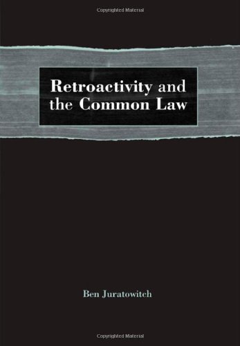 Retroactivity and the Common Law