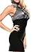 Cheap Pencil Skirts - HIGH WAIST BLACK WHITE POLKA DOTS PENCIL CAREER HALTER DRESS, MEDIUM