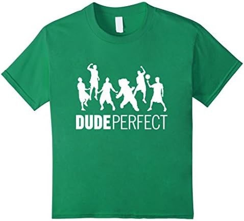 Kids Dude Trick Shots Perfect t shirts 12 Kelly Green