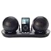 Excalibur SoundMaster Satellite Wireless Speakers with Universal Dock for iPod and MP3 Players (Black)