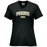 Nike Purdue Boilermakers Black Ladies Classic Arch T-shirt