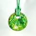 Murano Glass Pendant Jewelry - Mila Green/Gold Style