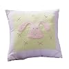 Sumersault Fun Faces Decorative Pillow - Pink