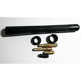 Aluminum Black 4.5" Short Carbon Fiber Vehicle Car Radio Antenna Universal Replacement