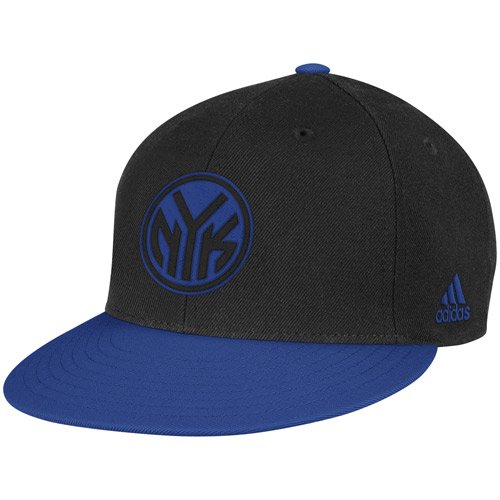NBA Men's Snap Back Hat - Nf37Z, New York Knicks, One Size , New York Knicks , Black/Blue