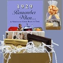 1929 Golden Years Gift Package - Commemorative 80th Birthday Gift Basket