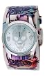 Nemesis Tattoo Band Leather Cuff Watch