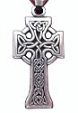 Pewter Celtic Cross Pendant Renaissance Jewelry Christian Necklace for Men and Women