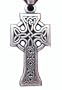 Pewter Celtic Cross Pendant Renaissance Jewelry Christian Necklace for Men and Women