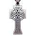 Pewter Celtic Cross Pendant Renaissance Jewelry Christian Necklace for Men and Women