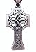 Pewter Celtic Cross Pendant Renaissance Jewelry Christian Necklace for Men and Women