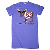 I Don't Do Mornings Nightshirt / Sock Set Lazy One Apparel Moose
