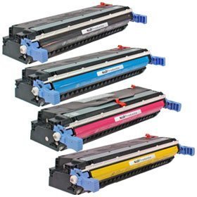 Compatible Black/Cyan/Yellow/Magenta HP Multi-pack Cartridges 13,000Black / 12,000Color Page Yield for HP Color LaserJet 5500n, HP Color LaserJet 5550dn, HP Color LaserJet 5550dtn, HP Color LaserJet 5550hdn
