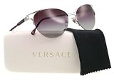Versace VE2123B Sunglasses (10008H) Silver Violet Gradient, 56mm