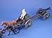 Marx Civil War Playset 1/32 Toy Soldiers Commemorative Confederate Limber Caisson Set with 24-pounder Cannon