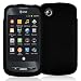 Electromaster(TM) Brand - Black Rubberized Snap-On Hard Skin Case Cover New for ZTE Avail Z990