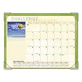 Motivational Monthly Desk Pad Calendar, 22 x 17, Full Color (AAG89100) Category: Desk Calendar Pads and Refills