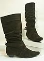 Damen Stiefel braun halbhoch