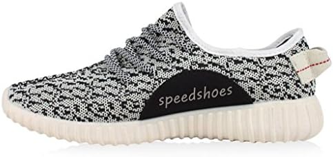 speedshoes Men Women Unisex Couple Casual Fashion Sneakers Breathable Athletic Sports Shoes grey 44EU