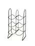 Spectrum 49610 Townhouse Wine Rack, 6-Bottle, Black
