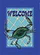 Crab Net---mini Flag, 12in X 18in