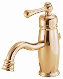 Danze D221016PBV Opulence Centerset Single-Handle Faucet with Lever Handle, Polished Brass PVD