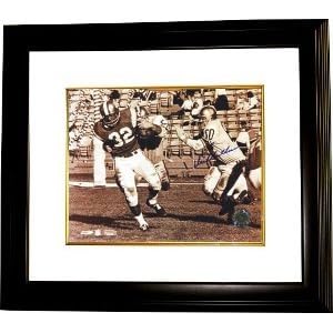 Buy Dick Butkus Autographed Hand Signed Chicago Bears NFL All Star 8x10 Photo Custom Framed (Tackling...