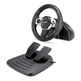 Genius TRIO RACER F1 Racing Wheel for PC, PS3, Wii Games