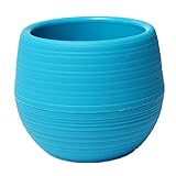 KING DO WAY ミニ苗ポット 5色 ガーデニング 植木鉢　 5点入りセット　プラスチック ブルー