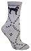 Labradoodle (Gray) Adult Cotton Puppy Dog Socks by WHD