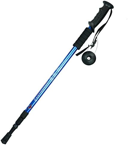 Taonology Trekking Pole/Walking Stick/Alpenstock with Ultralight Carbon Fiber External Quick Lock for Anti Shock Hiking / Walking / Trekking Trail Poles 1 Stick(Blue)