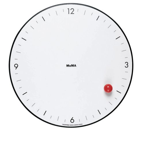 MoMA Timesphere Clock - White