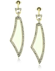 Paige Novick "Gotham" Ivory with Pave Detail Earrings