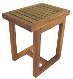Solid Teak Spa Stool
