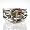 Dragonfly Band Ring in Sterling Silver and Gold - size 5, #8742