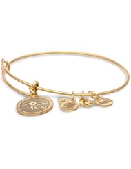 Alex and Ani Bangle Bar "Eye of Horus" Yellow-Gold Bracelet