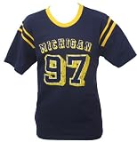 Men`s Michigan Wolverines S/S Real Deal Football Tshirt