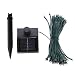 33 Feet Solar Power String Fairy Light for Christmas Party Celebration Occasions - White