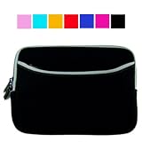 Premium Laptop Neoprene Sleeve Case Cover for Sony Electronic Reading Device Prs-505 Prs-500 Prs505 Prs500 Ereader Sony Reader Touch Edition E-reader (Prs505 and Prs500 NOT Included)