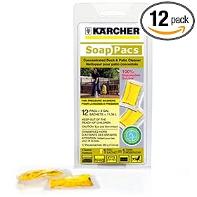 Karcher 9.558-113.0 Pressure Washer Deck and Patio Cleaner SoapPac - 12 Pack by Karcher