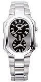 Philip Stein Teslar Large Stainless Steel Black Watch 2-G-CB-SS