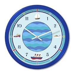 Olive Kids - Boats and Buoys Clock (Blue)