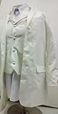 New Single Breasted Three Piece Boys Off-White (Cream) Zoot Dress Suit - Includes Long Jacket, Pants & Vest