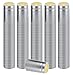 PVC Heat Shrink Capsules For Wine Bottles - 100 Count (Silver)