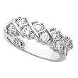 14K White Gold Diamond Anniversary Band - 0.80 Ct.