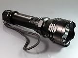 Abco Tech Black CREE LED Rechargeable Flashlight 500 lumens 3 switch Mode, Strong Brightness, Normal Brightness, Flashing