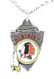 Washington Redskins Chain Necklace & Pewter Pendant - NFL Football Fan Shop Sports Team Merchandise